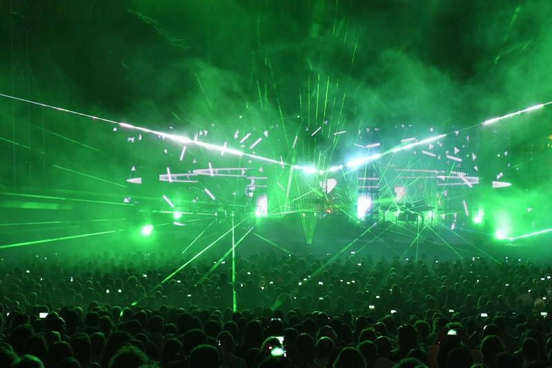 Jean Michel Jarre at Baalbeck Festival